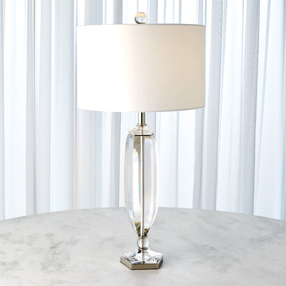 Global Views Crystal Pentagonal Table Lamp 8.82889