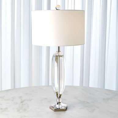 Global Views Crystal Pentagonal Table Lamp 8.82889