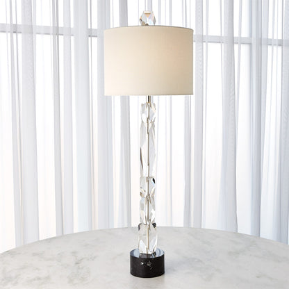 Global Views Facette Lamp with Black Marble Base RT8.80004