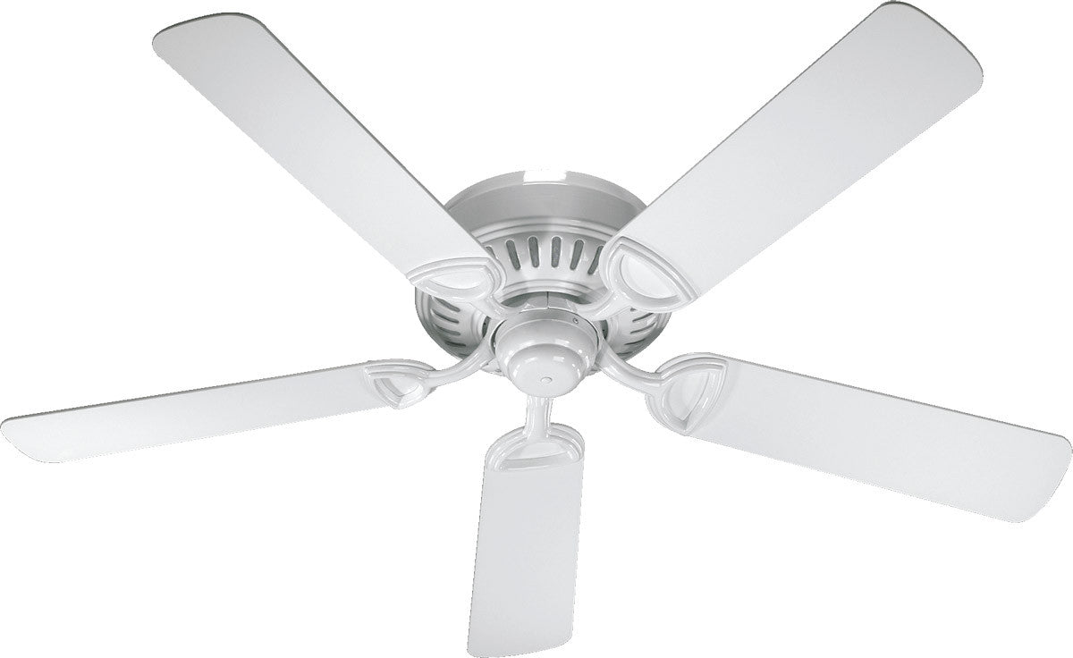 Quorum Medallion Ceiling Fan in White 51525-6