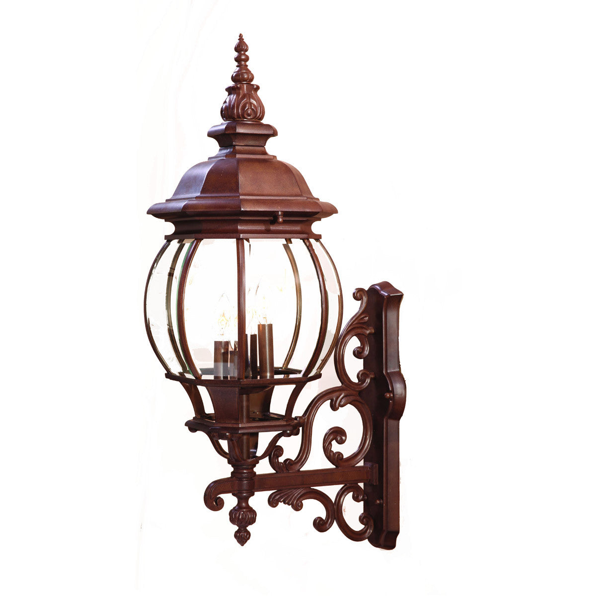 Acclaim Lighting Chateau 4-Light Burled Walnut Wall Light in Burled Walnut 5153BW