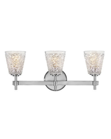 Hinkley Lighting Amabelle Three Light Vanity Chrome 5153CM