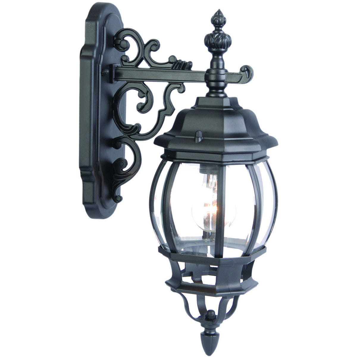 Acclaim Lighting Chateau 1-Light Matte Black Wall Light in Matte Black 5155BK