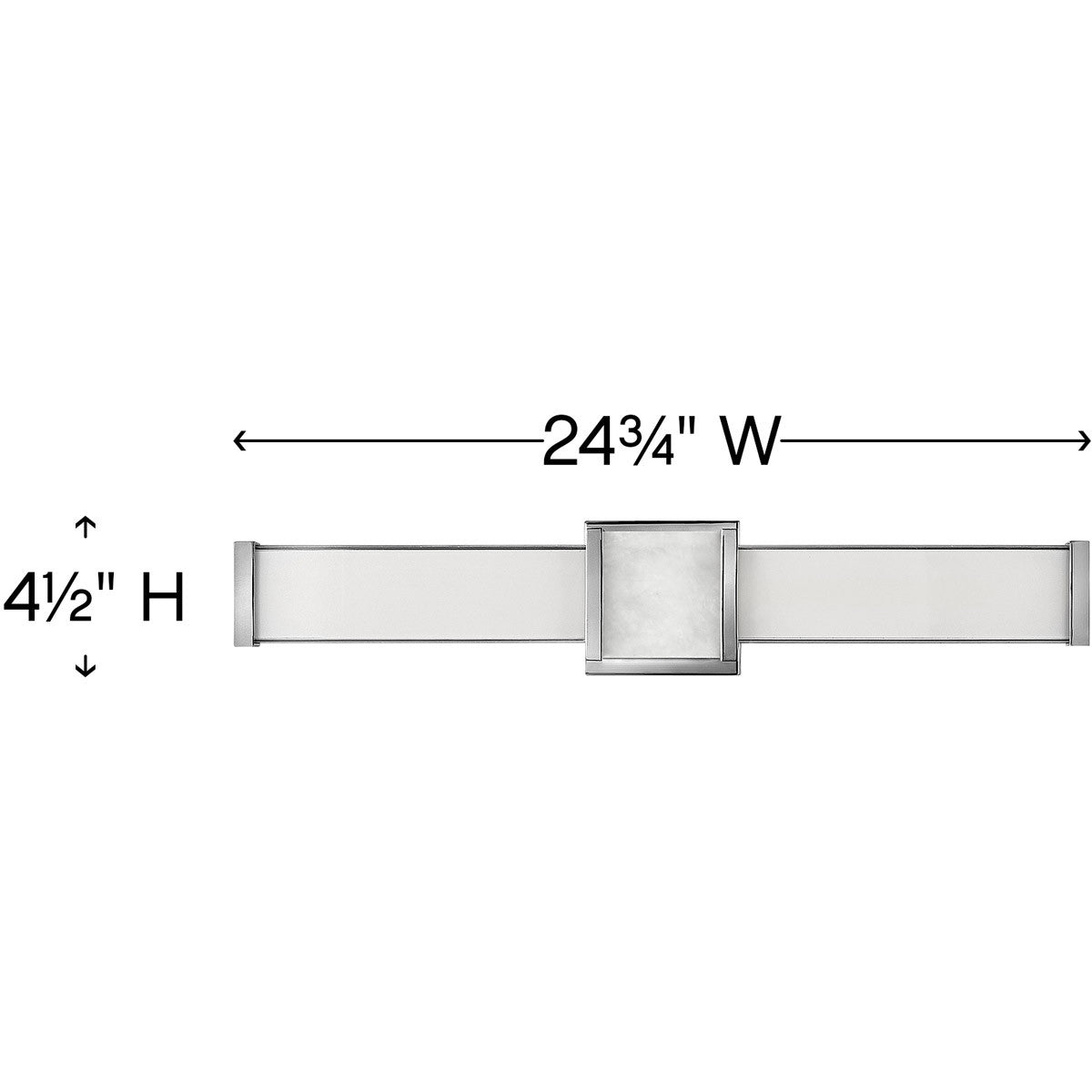 Hinkley Lighting Pietra Medium LED Vanity Chrome 51582CM