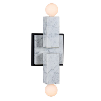 Kalco Quadra 2 Light ADA Wall Sconce 516521MB