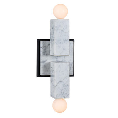 Kalco Quadra 2 Light ADA Wall Sconce 516521MB