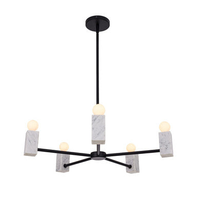 Kalco Quadra 5 Light Pendant 516571MB