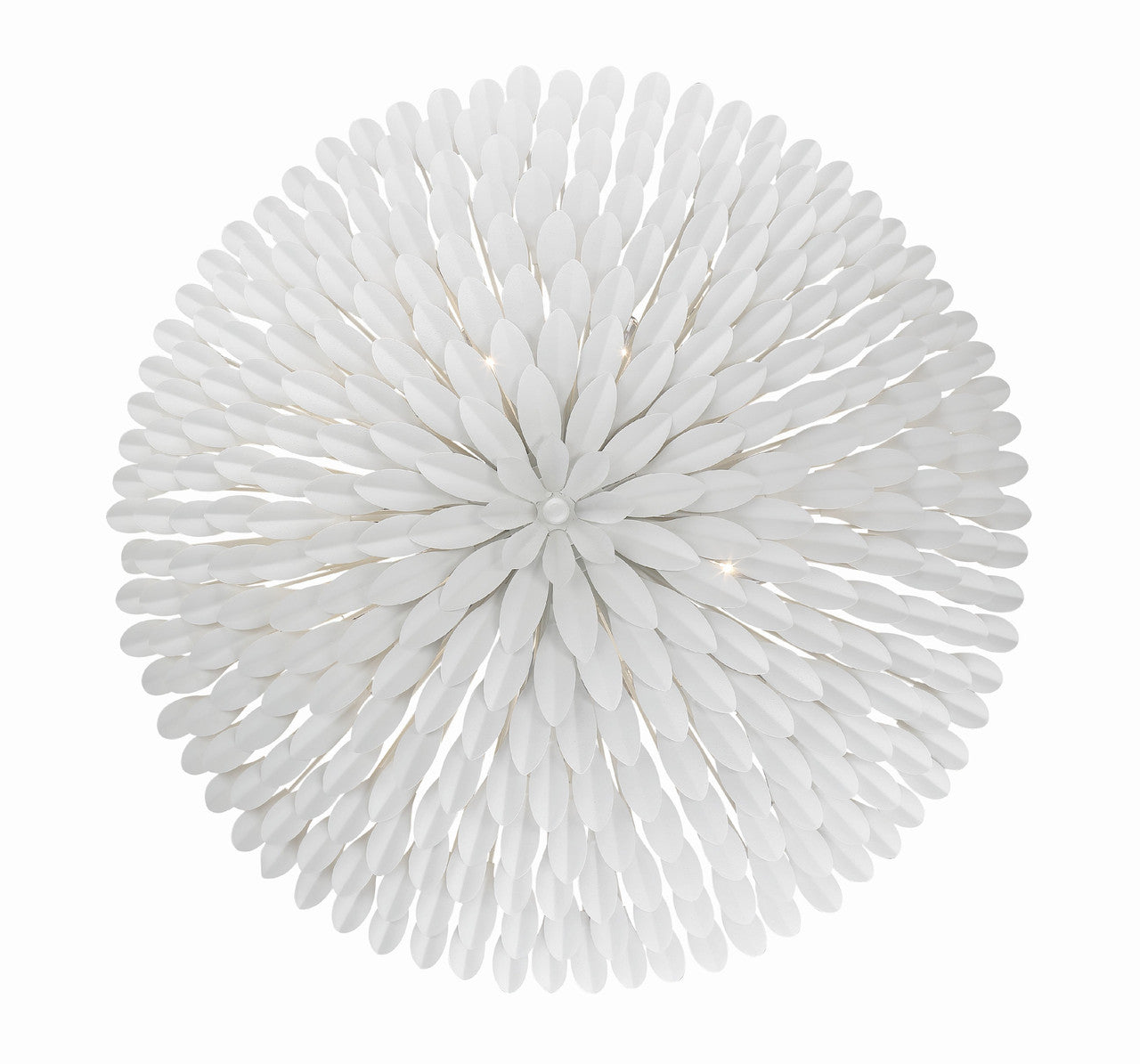 Crystorama Broche 6 Light Matte White Chandelier 517-MT