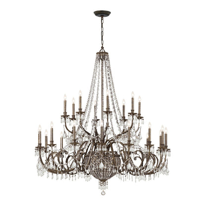 Crystorama Vanderbilt 29 Light English Bronze Chandelier 5170-EB-CL-MWP