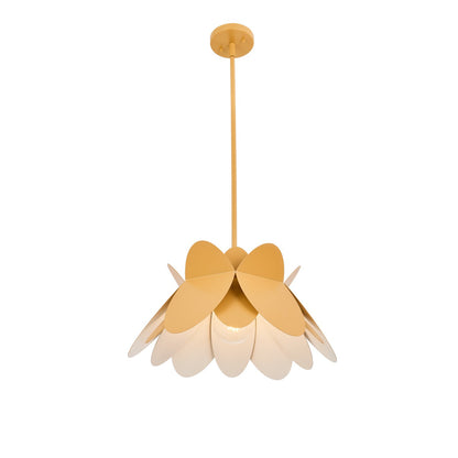 Kalco Flor 18 In Harvest Yellow Pendant 517055WY