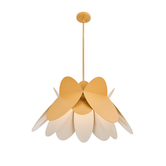 Kalco Flor 26 In Harvest Yellow Pendant 517056WY