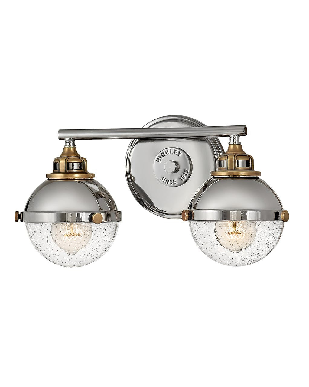 Hinkley Lighting Fletcher Two Light Vanity Polished Nickel 5172PN