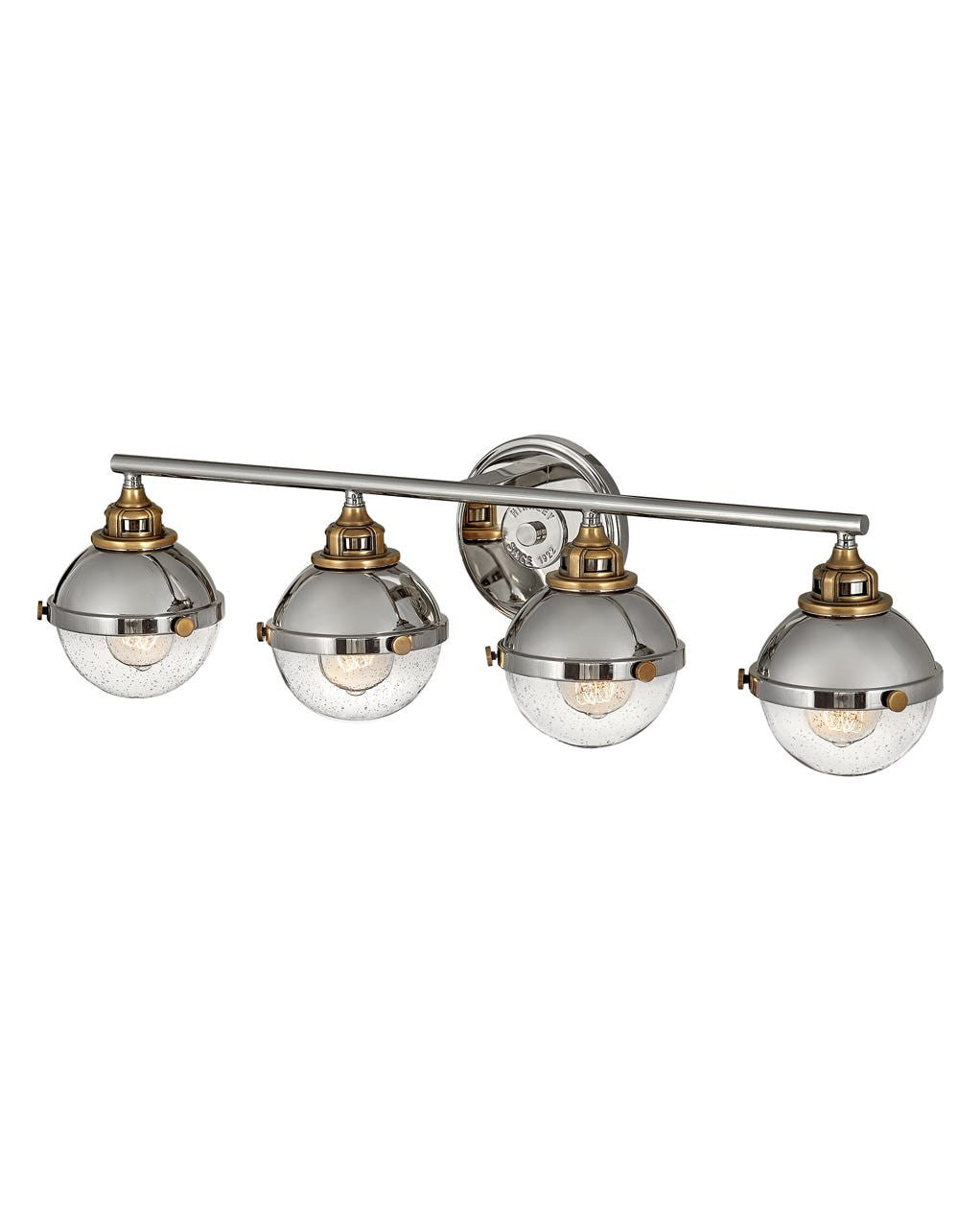 Hinkley Lighting Fletcher Four Light Vanity Polished Nickel 5174PN