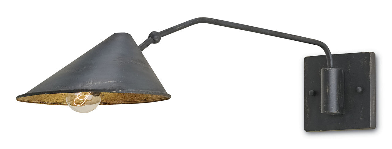 Currey & Co. Serpa Single Swing-Arm Wall Sconce 5177