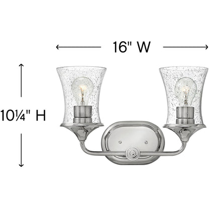 Hinkley Lighting Thistledown Two Light Vanity Polished Nickel 51802PN