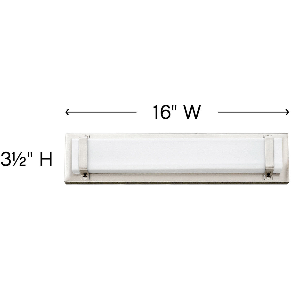 Hinkley Lighting Tremont Small LED Vanity Polished Nickel 51812PN