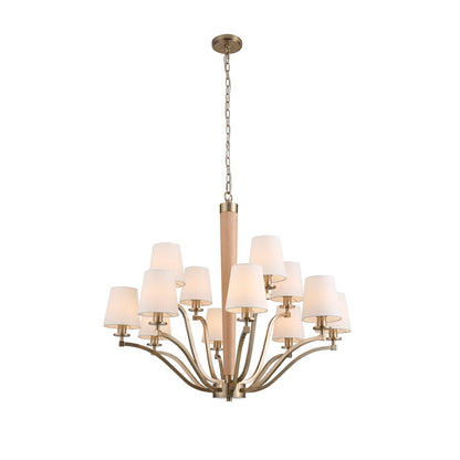 Kalco Curva 2 Tier Chandelier 518972BCG