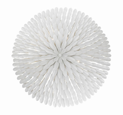 Crystorama Broche 8 Light Matte White Chandelier 519-MT