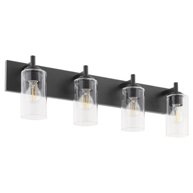 Quorum  Fallstaff 4 Light Vanity Wall Mount - Matte Black 5200-4-59