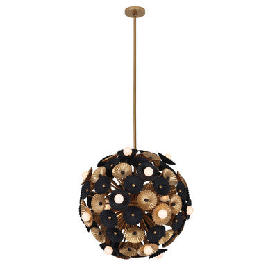 Kalco Damask 28 Light Orb Pendant 520356BVB