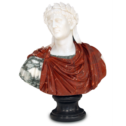 Currey & Co. 27.5" Cristos Marble Bust Sculpture 1200-0663