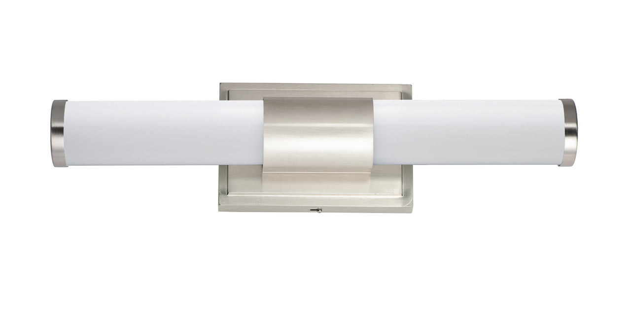 Maxim Optic 18" LED Bath Vanity in Satin Nickel 52114WTSN