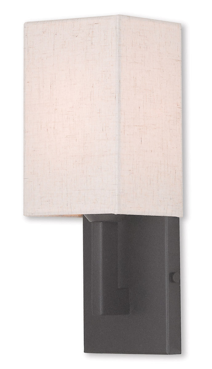 Livex Lighting Meridian Collection 1 Light English Bronze Wall Sconce in English Bronze 52131-92