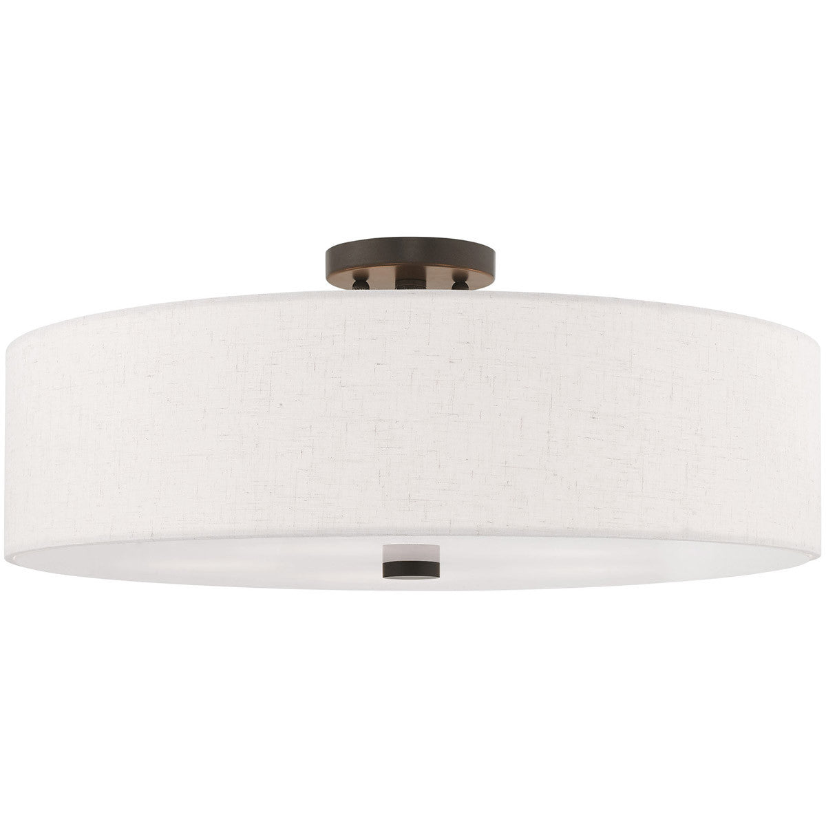 Livex Lighting Meridian Collection 5 Lt English Bronze Ceiling Mount in English Bronze 52141-92