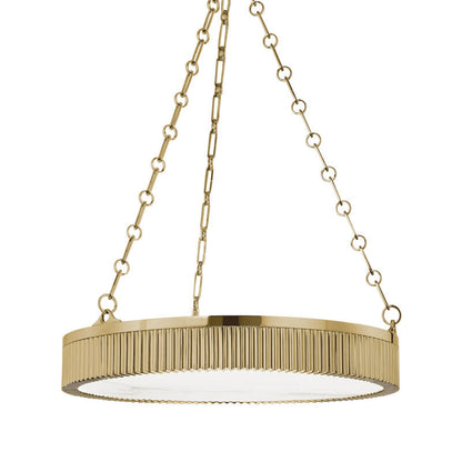 Hudson Valley Lighting Lynden Chandelier in Aged Brass 522-AGB