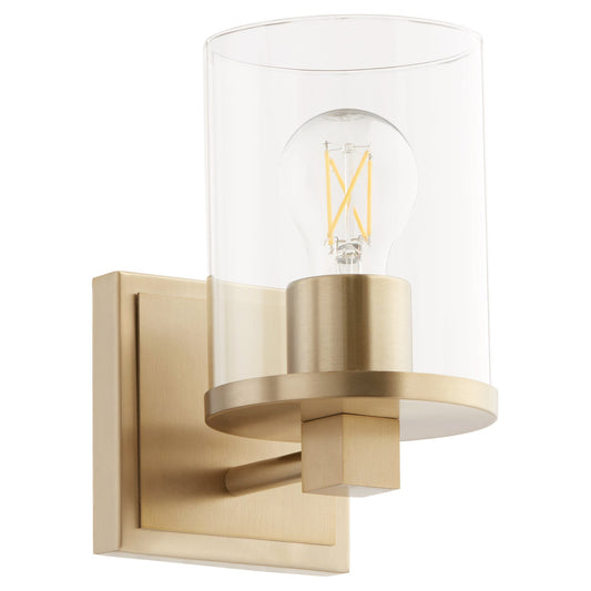 Quorum  Bolton 1 Light Vanity Wall Mount - Aged Brass 523-1-80