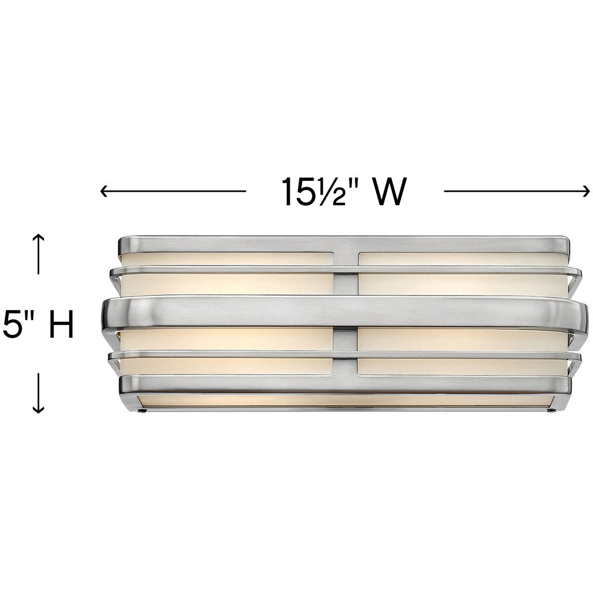 Hinkley Lighting Winton Two Light Vanity Brushed Nickel 5232BN