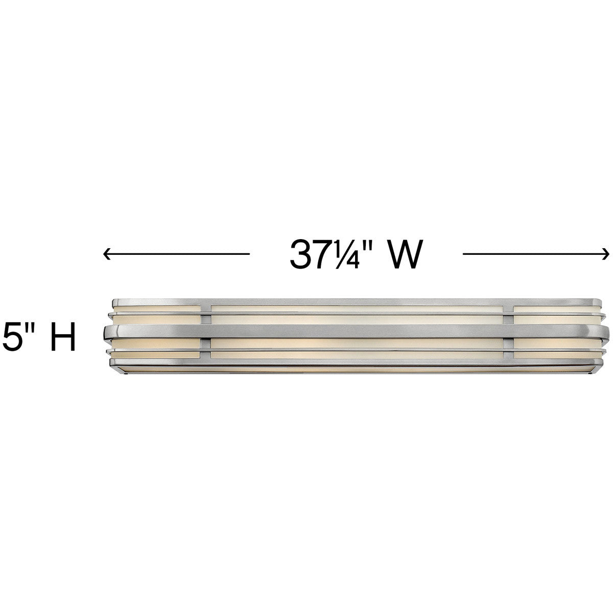 Hinkley Lighting Winton Six Light Vanity Brushed Nickel 5236BN