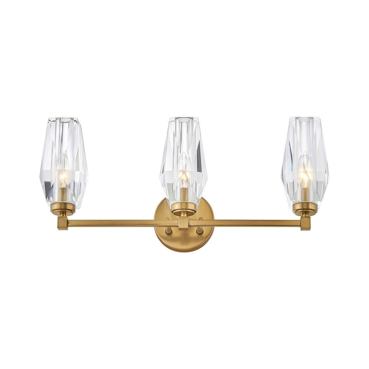 Hinkley Lighting Ana Three Light Vanity Heritage Brass 52483HB