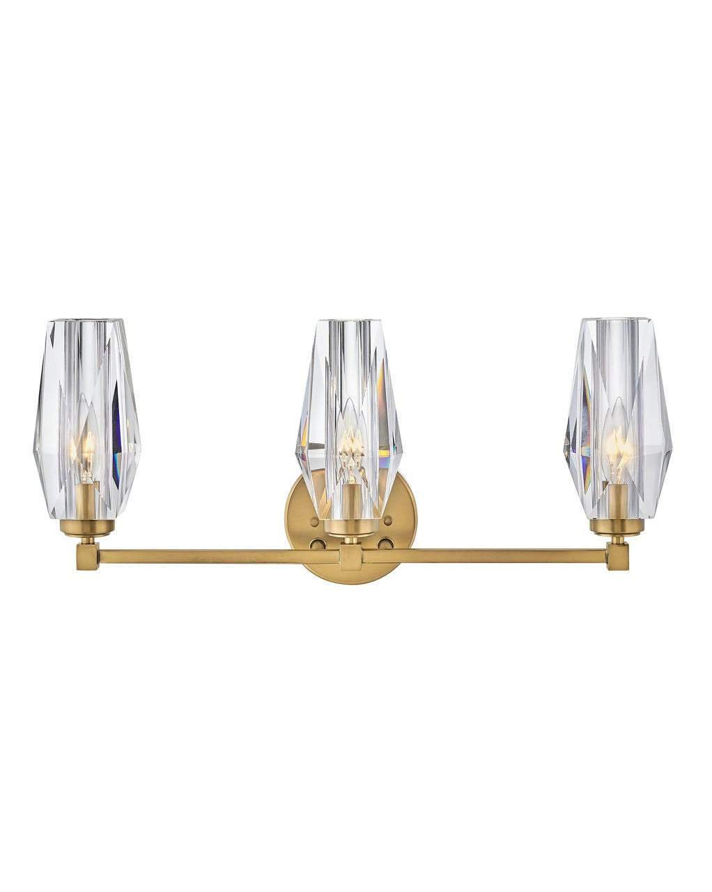 Hinkley Lighting Ana Three Light Vanity Heritage Brass 52483HB