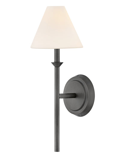 Hinkley Lighting Greta Medium Sconce in Blackened Brass 52490BLB-OP