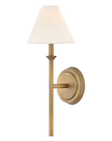 Hinkley Lighting Greta Medium Sconce in Heritage Brass 52490HB-OP