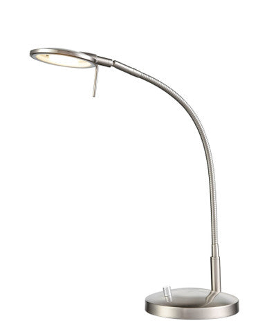 Arnsberg Dessau Flex LED Desk Lamp in Satin Nickel 525840107