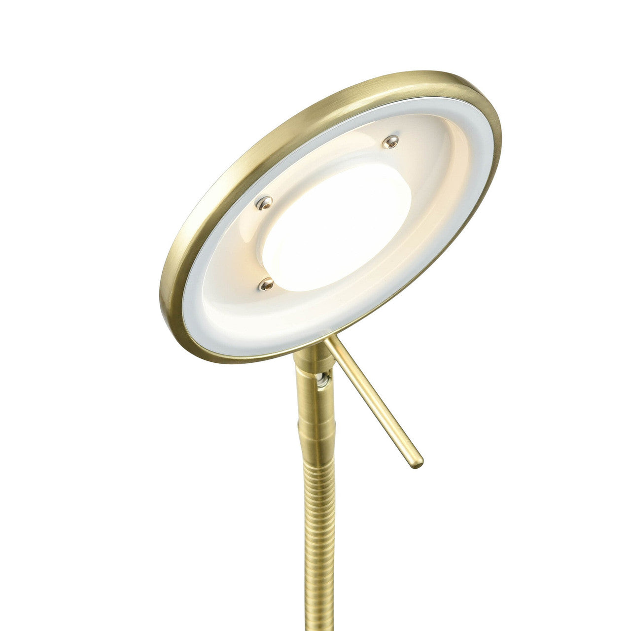 Arnsberg Dessau Flex LED Desk Lamp in Satin Brass 525840108