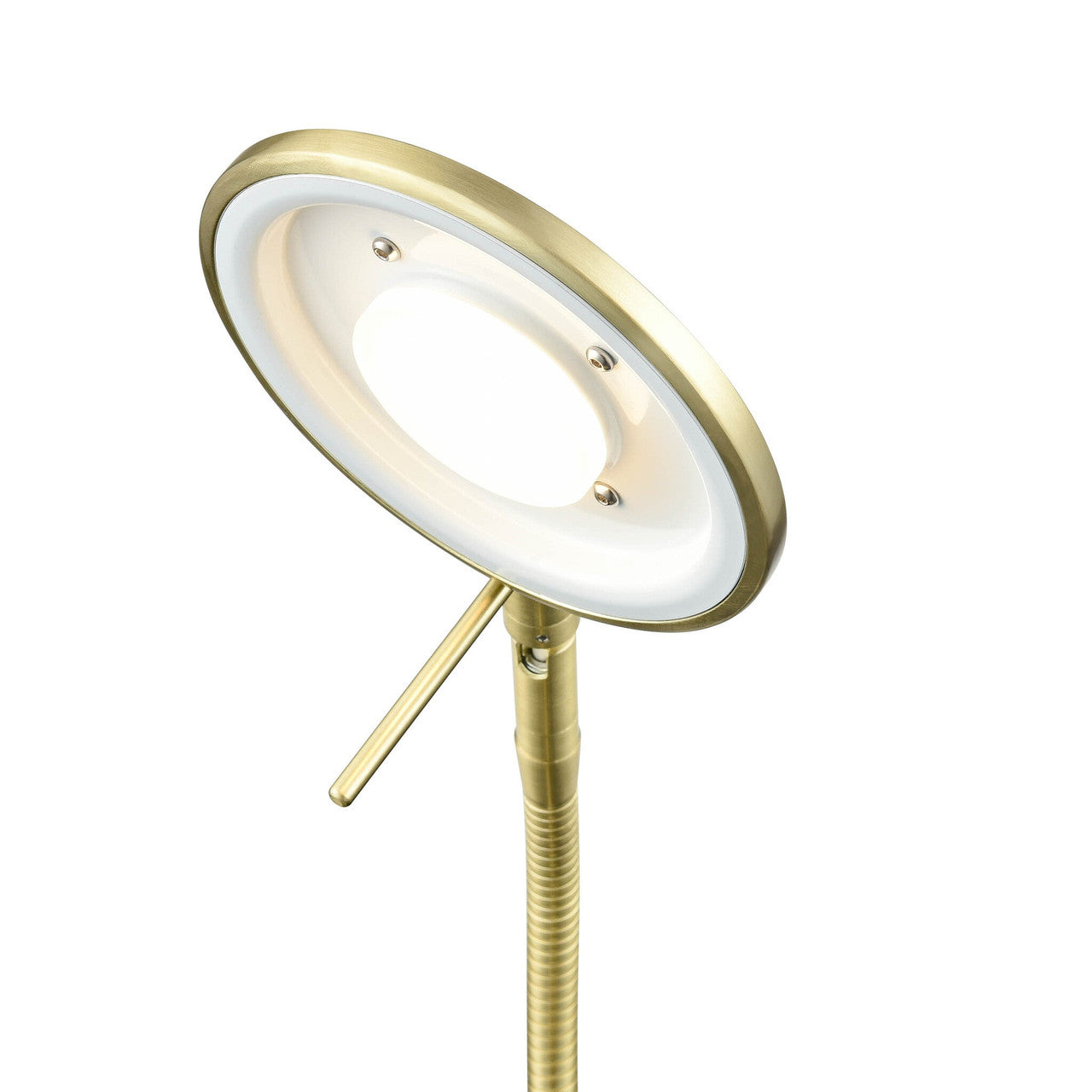 Arnsberg Dessau Flex LED Desk Lamp in Satin Brass 525840108