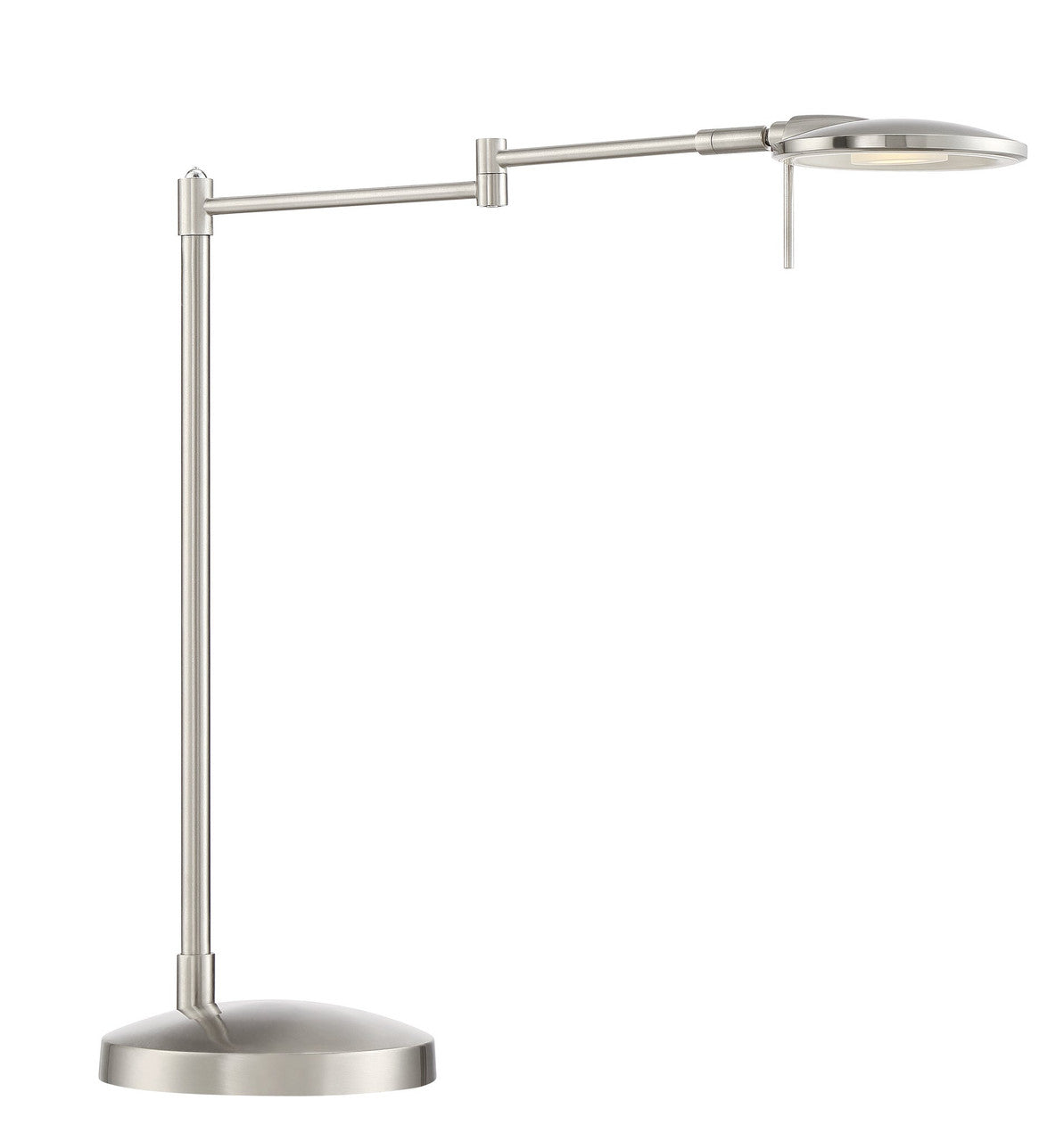 Arnsberg Dessau Turbo Table Lamp in Satin Nickel 525870107