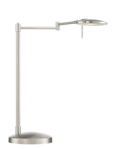 Arnsberg Dessau Turbo Table Lamp in Satin Nickel 525870107