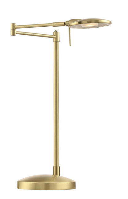 Arnsberg Dessau Turbo Table Lamp in Satin Brass 525870108