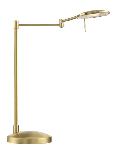 Arnsberg Dessau Turbo Table Lamp in Satin Brass 525870108