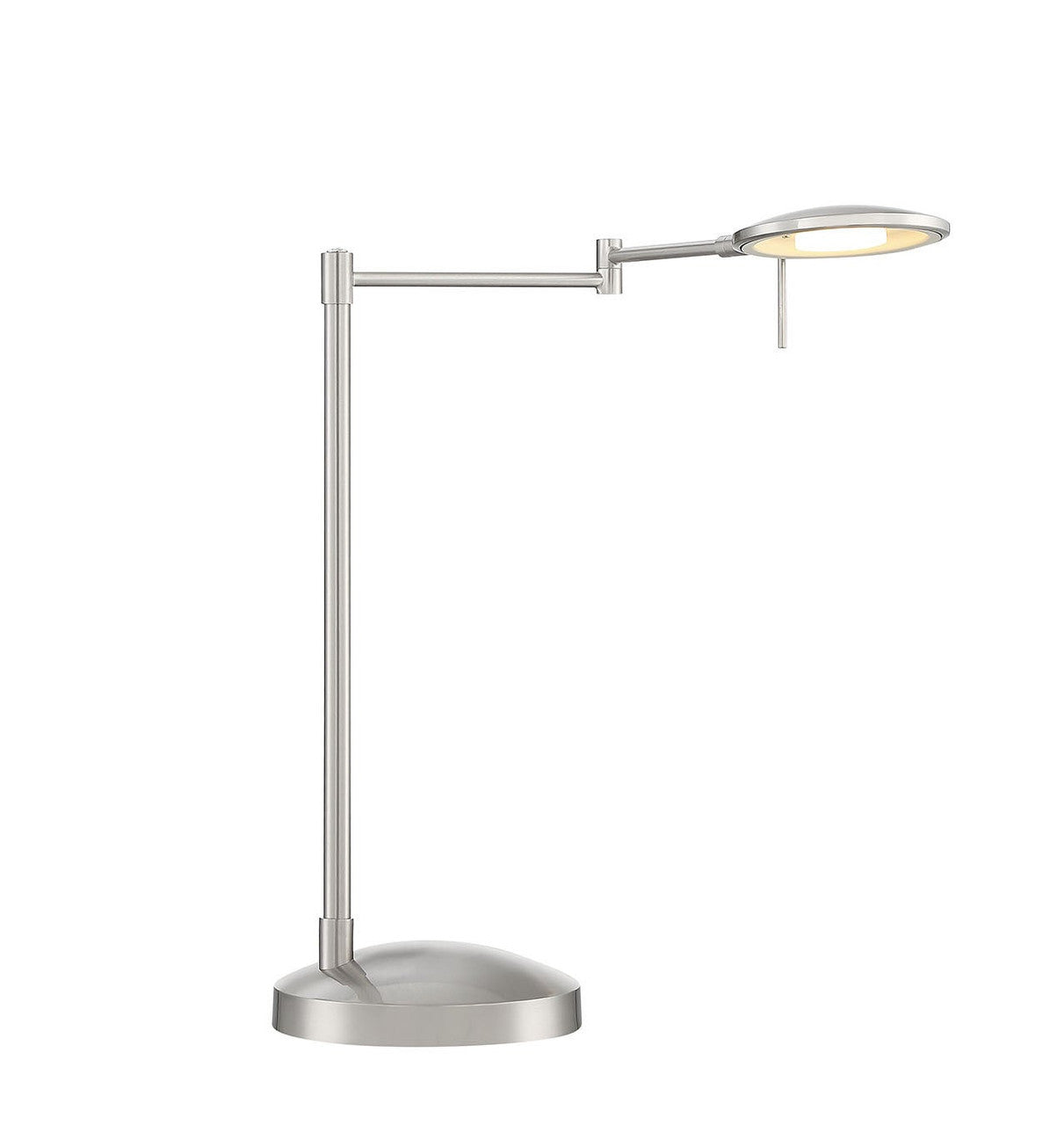 Arnsberg Dessau Turbo Swing Arm Lamp With USB in Satin Nickel 525890107