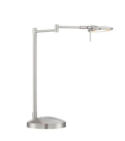 Arnsberg Dessau Turbo Swing Arm Lamp With USB in Satin Nickel 525890107