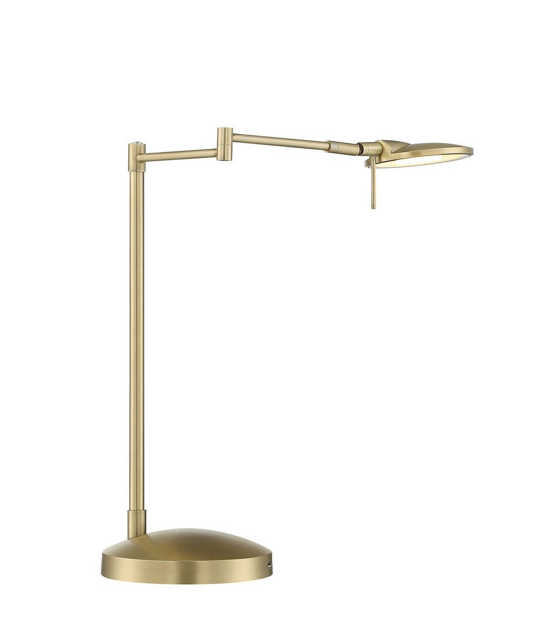 Arnsberg Dessau Turbo Swing Arm Lamp With USB in Satin Brass 525890108