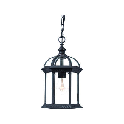 Acclaim Lighting Dover 1-Light Matte Black Hanging Light in Matte Black 5276BK