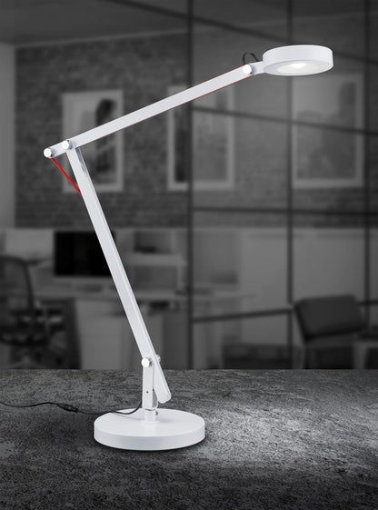 Arnsberg Amsterdam LED Desk Lamp in White 527920101