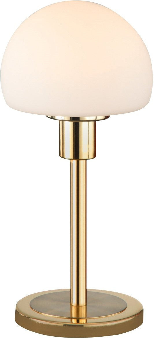 Arnsberg Wilhelm LED Table Lamp with glass in Satin Brass 529210108