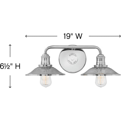 Hinkley Lighting Rigby Two Light Vanity Polished Nickel 5292PN